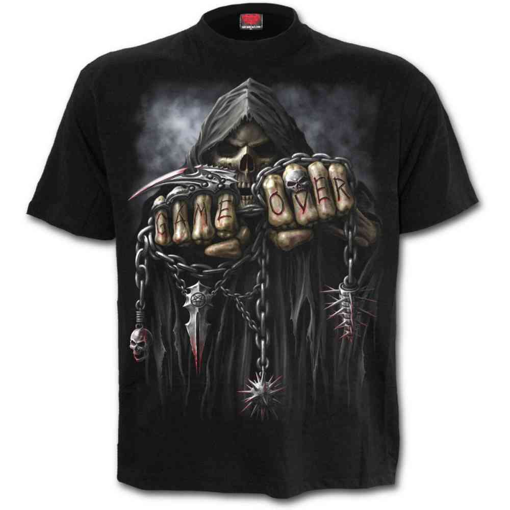 Spiral - GAME OVER T-shirt Homme - Noir